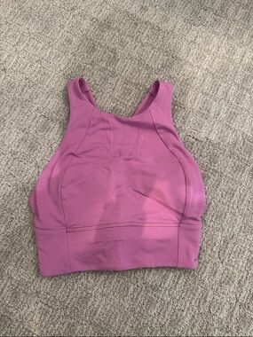 Lulu lemon Women's High-Neck Sports Bra - Pink size 4